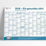 Jahreskalender 2018 gratis