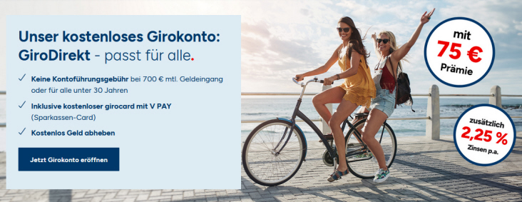 Gratis Konto + 75,- Euro