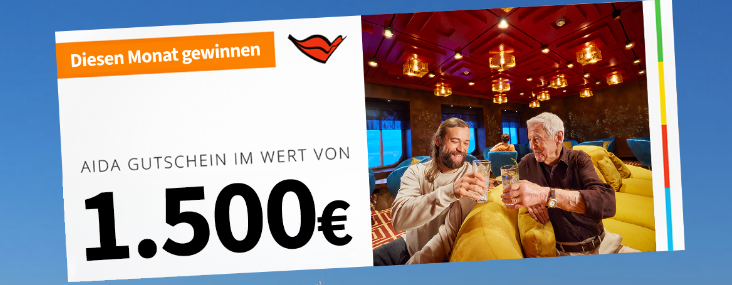 Win AIDA-Gutscheine
